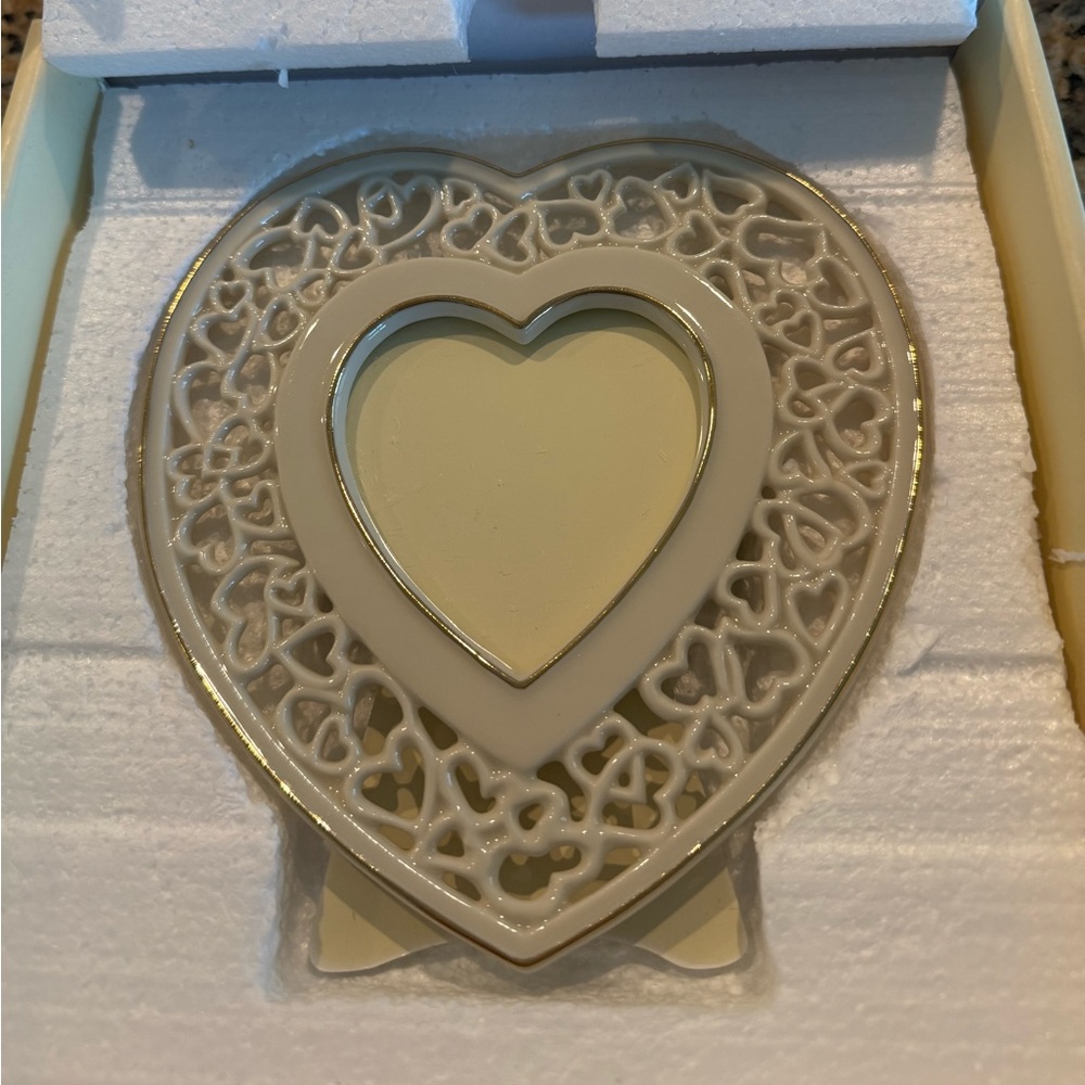 Lenox “Pierced Heart” Porcelain Frame